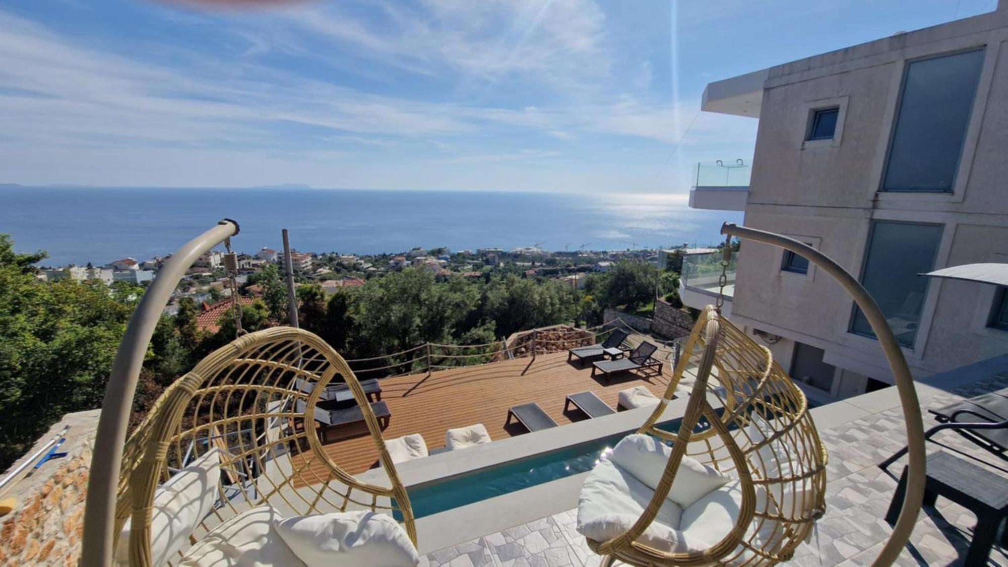 Ionian Pearl Apartment Dhermi Bagian luar foto