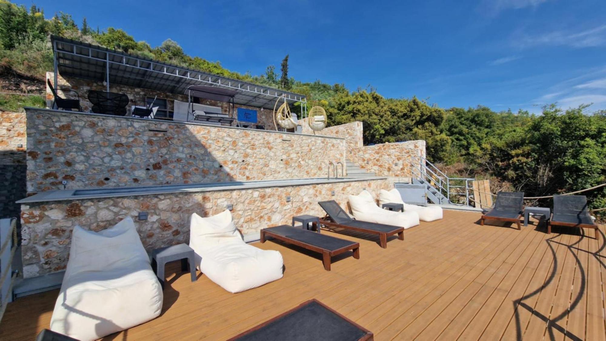 Ionian Pearl Apartment Dhermi Bagian luar foto