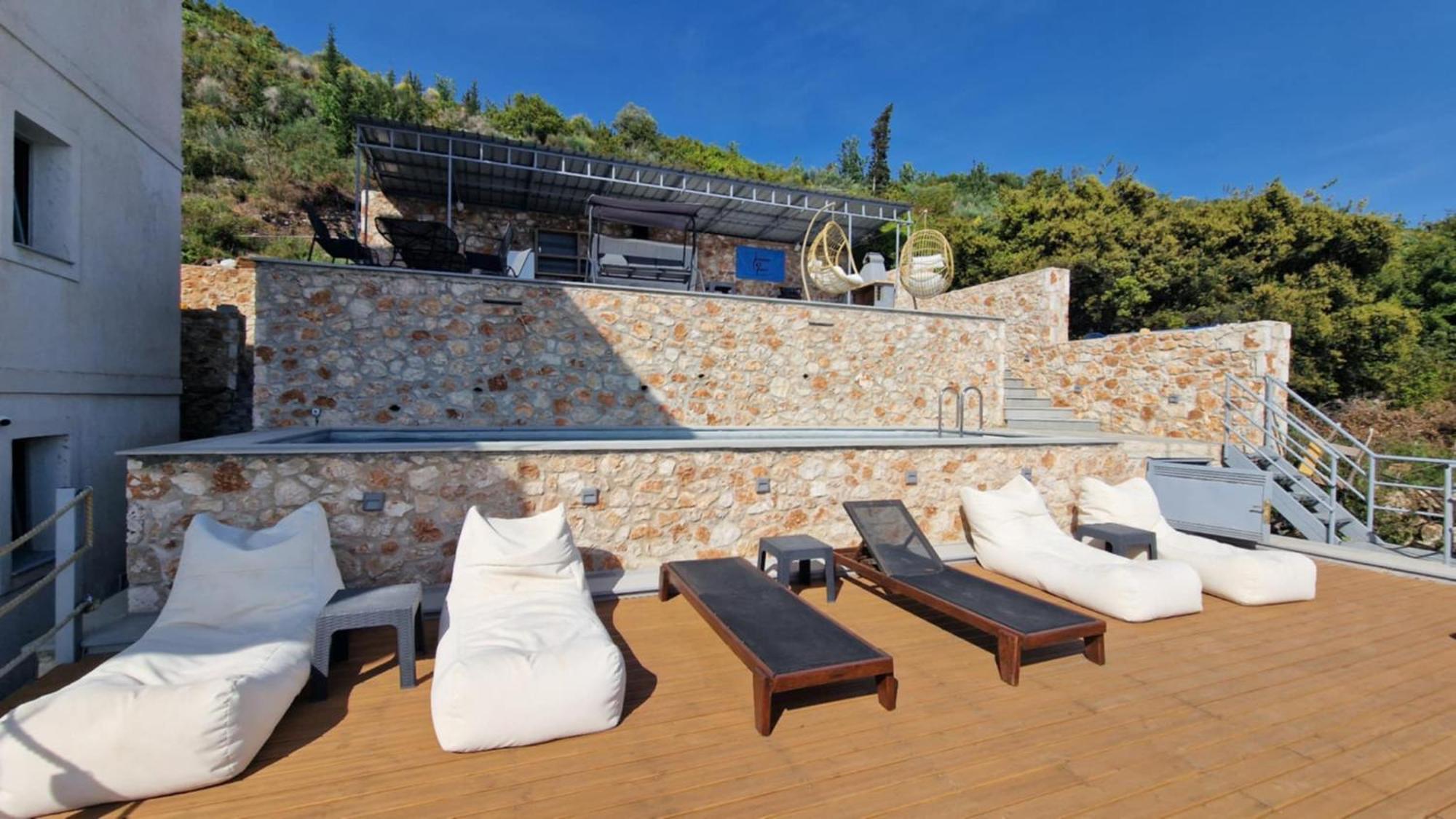 Ionian Pearl Apartment Dhermi Bagian luar foto