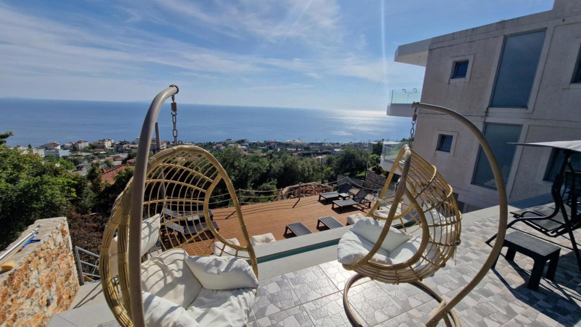 Ionian Pearl Apartment Dhermi Bagian luar foto