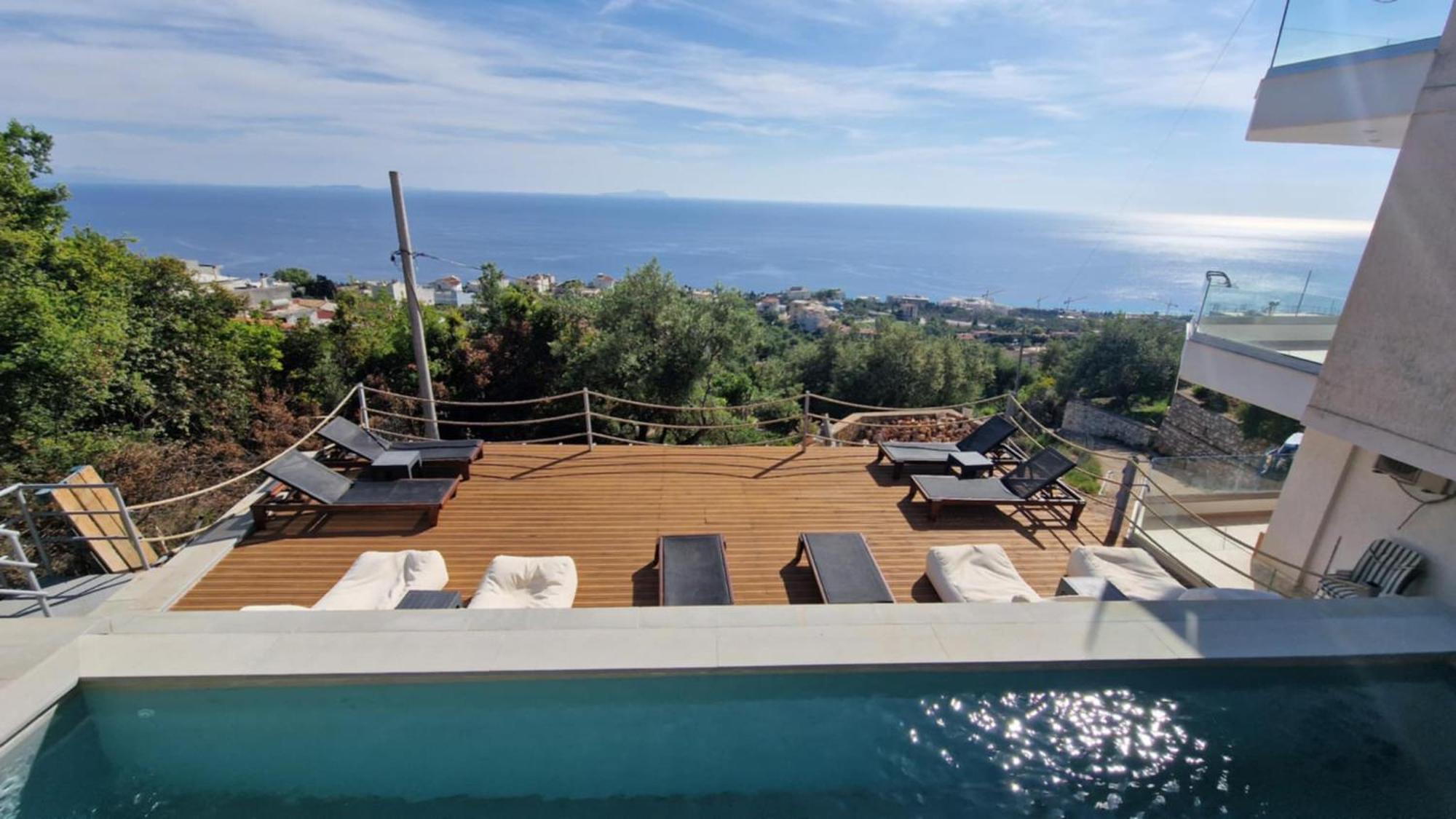 Ionian Pearl Apartment Dhermi Bagian luar foto