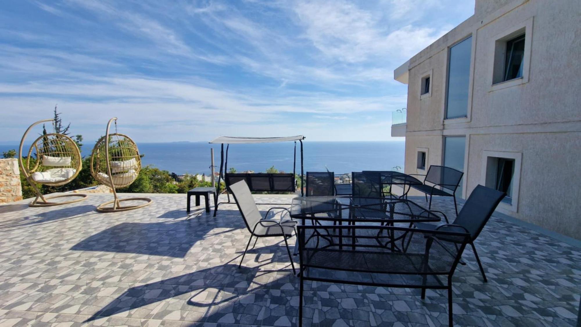 Ionian Pearl Apartment Dhermi Bagian luar foto