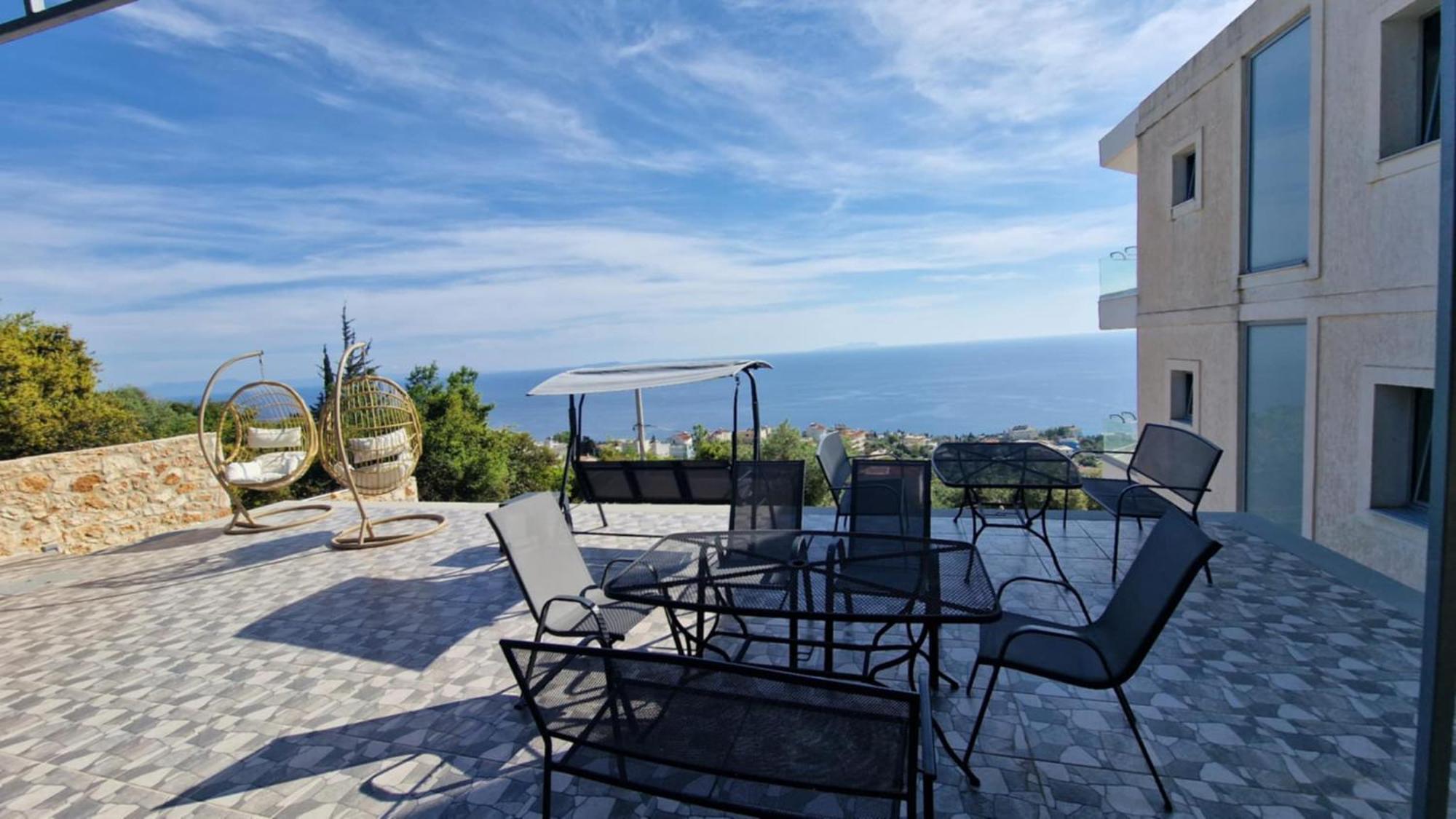 Ionian Pearl Apartment Dhermi Bagian luar foto