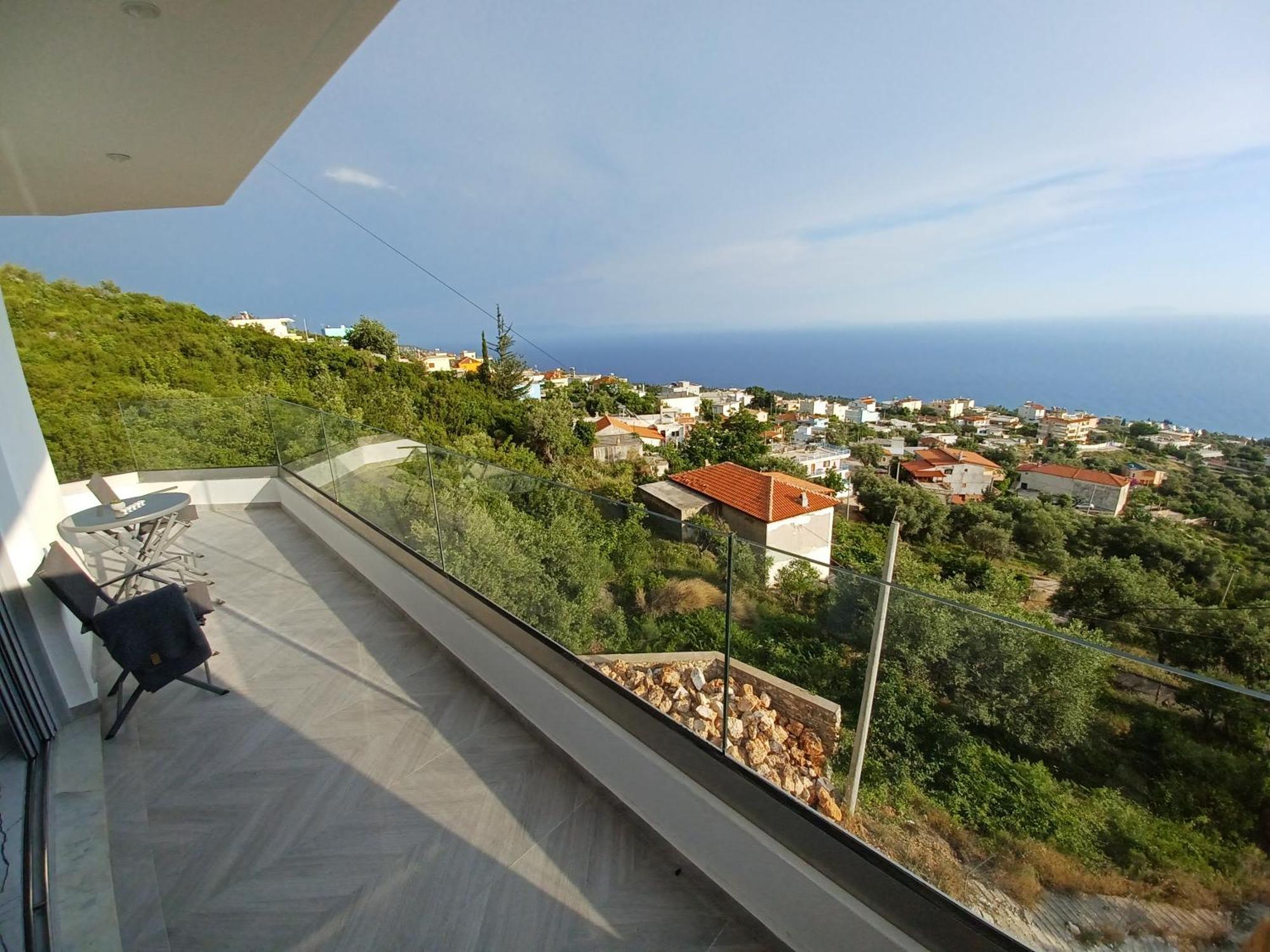 Ionian Pearl Apartment Dhermi Bagian luar foto