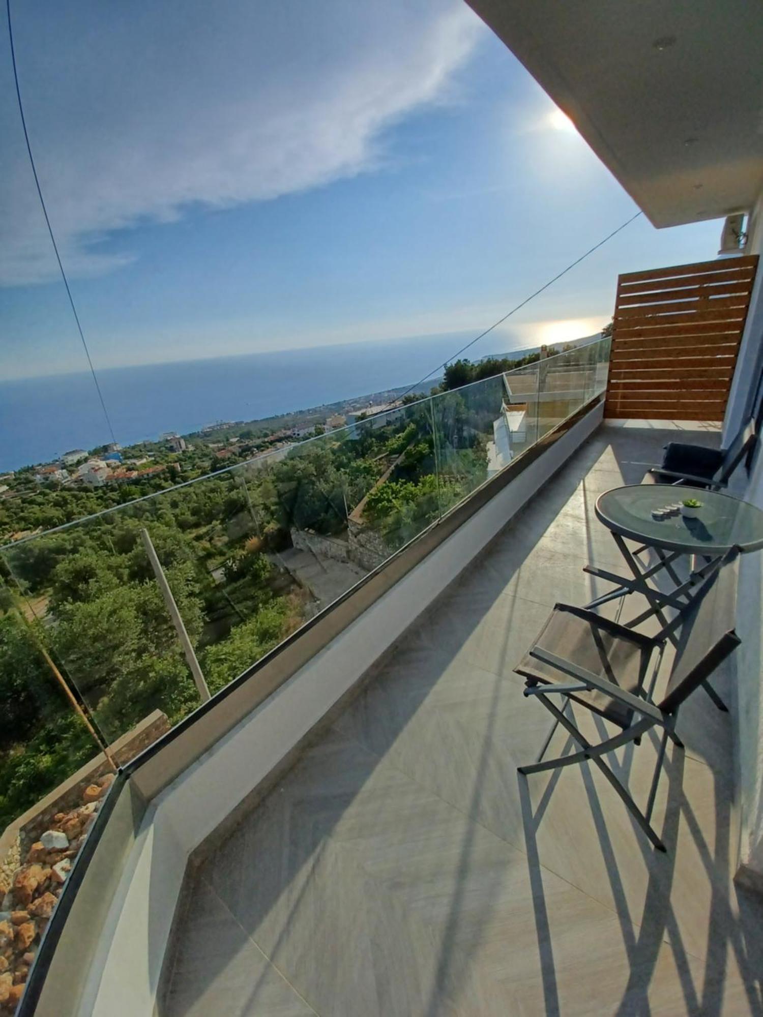 Ionian Pearl Apartment Dhermi Bagian luar foto